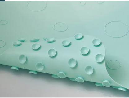 IKEA TRAMPSJÖN Bathtub mat, light turquoise, 43x43 cm/2 Pieces