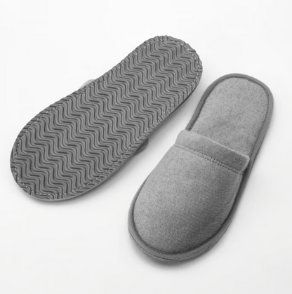 IKEA TÅSJÖN Slippers, grey, L/XL