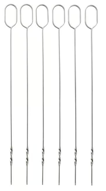 IKEA GRILLTIDER Skewer, stainless steel, 31 cm