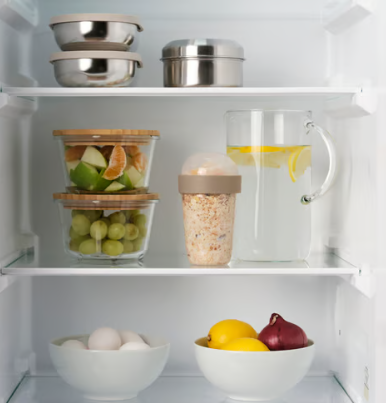 IKEA SPLITTERNY Snack container, transparent/light grey-brown, 300 ml