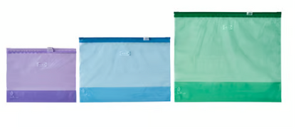 IKEA ISTAD Resealable bag, with slider/mixed colours, 1/2/4 l (80 Bag)