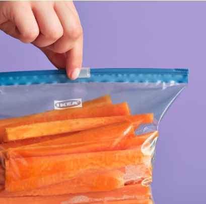 IKEA ISTAD Resealable bag, with slider/mixed colours, 1/2/4 l (80 Bag)