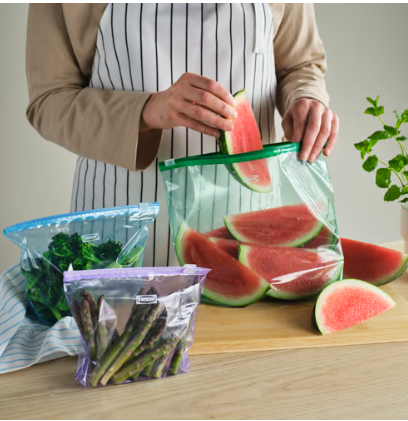 IKEA ISTAD Resealable bag, with slider/mixed colours, 1/2/4 l (80 Bag)