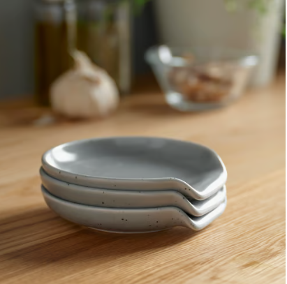 IKEA RÖDSYRA Spoonrest, light grey-blue, 12 cm