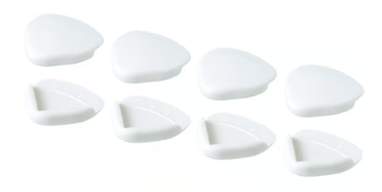 IKEA UNDVIKA Corner bumper, white/8 Pieces