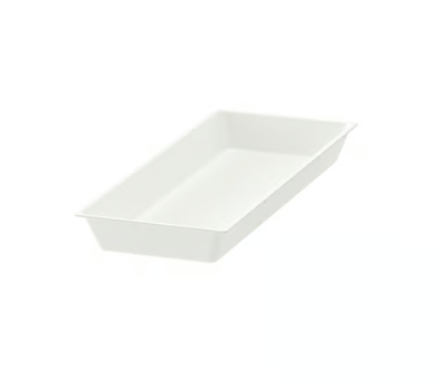IKEA UPPDATERA Utensil tray, white, 20x50 cm
