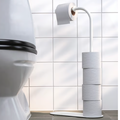 IKEA ENUDDEN Toilet roll stand, white, 60 cm