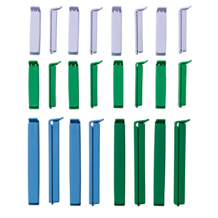 IKEA BEVARA Sealing clip, set of 24, mixed colours