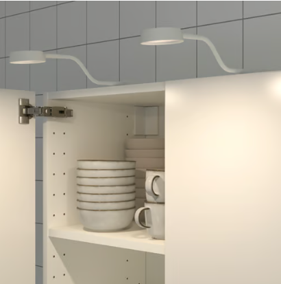 IKEA YTBERG LED cabinet lighting, white/dimmable