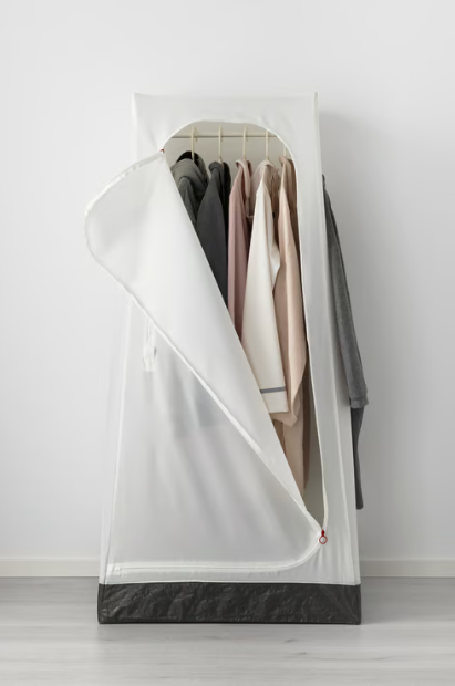 IKEA VUKU Wardrobe, white, 74x51x149 cm