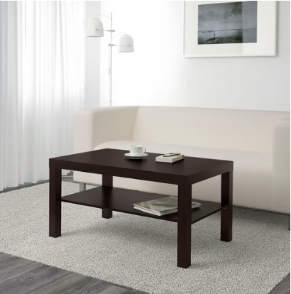 IKEA LACK Coffee table, black-brown, 90x55 cm