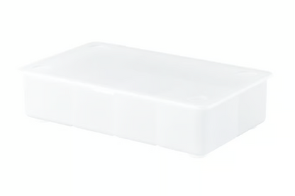 IKEA GLIS Box with lid, transparent, 34x21 cm