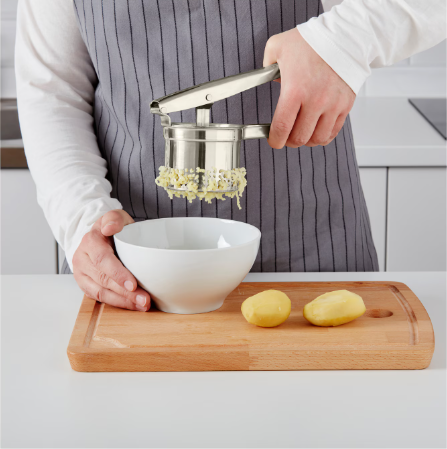 IKEA IDEALISK Potato press, stainless steel