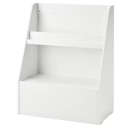 BERGIG Book display with storage, white