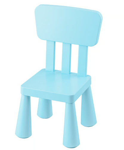 IKEA MAMMUT Children's chair, in/outdoor/red