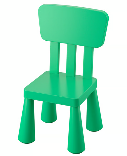 IKEA MAMMUT Children's chair, in/outdoor/red