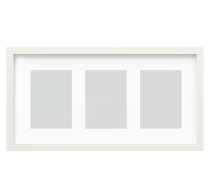 IKEA RÖDALM Frame for 3 pictures, 55x28 cm