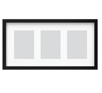 IKEA RÖDALM Frame for 3 pictures, 55x28 cm