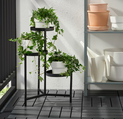 IKEA OLIVBLAD Plant stand, in/outdoor BLACK, 58 cm