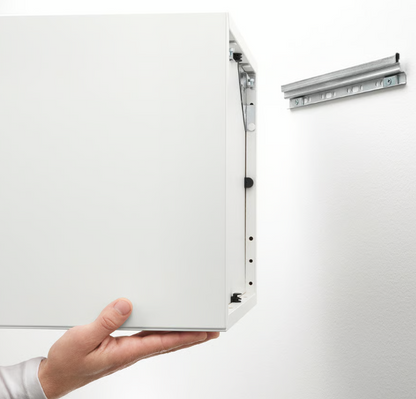 IKEA EKET Wall-mounted storage combination, with 2 drawers/white, 70x35x35 cm