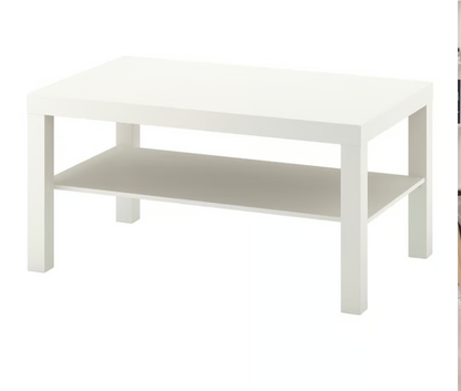 IKEA Coffee table, white , 90x55 cm