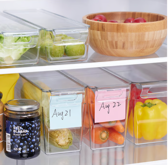 IKEA KLIPPKAKTUS Storage box for fridge, transparent
