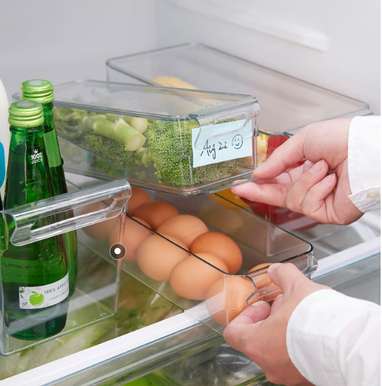 IKEA KLIPPKAKTUS Storage box for fridge, transparent