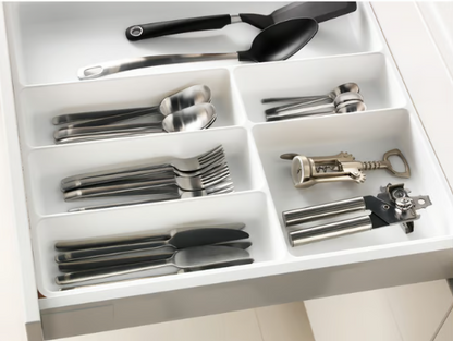 IKEA STÖDJA Cutlery tray, white, 31x50 cm