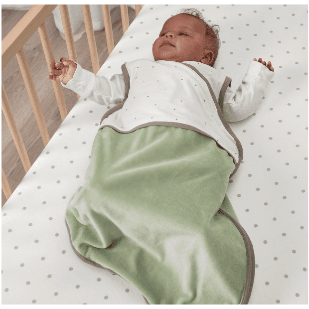 IKEA LEN Sleep bag, green, 0-6 months