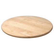 IKEA SNUDDA Lazy Susan, solid wood, 39 cm