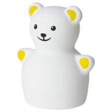 IKEA TÃfDER LED night light, bear battery-operated