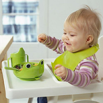 IKEA MATA 4-piece eating set, green