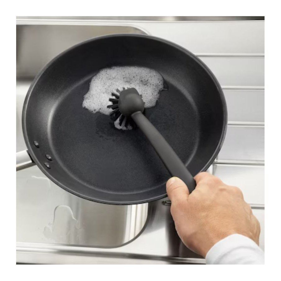 IKEA RINNIG Dish-washing brush, grey