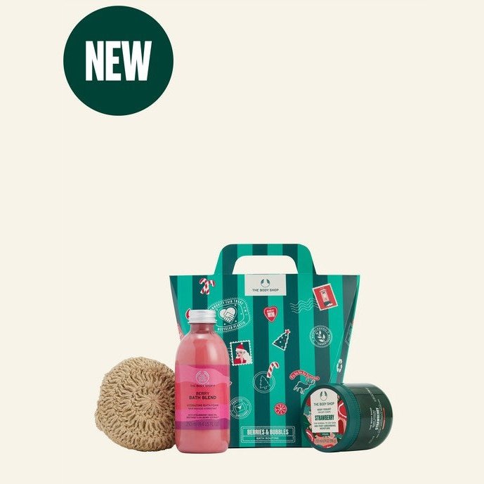 THE BODY SHOP BERRIES & BUBBLES BATH ROUTINE