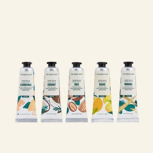 THE BODY SHOP HUG & SQUEEZE HAND BALM CRACKERS