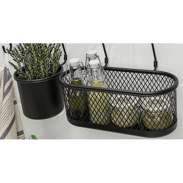 IKEA HULTARP Container, black/mesh, 31x16 cm