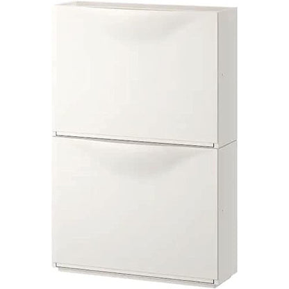 Shoe cabinet/storage, white, 52x18x39 cm (set of 2)