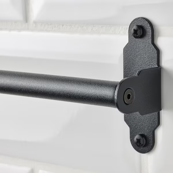 IKEA HULTARP RAIL, BLACK, 80 CM