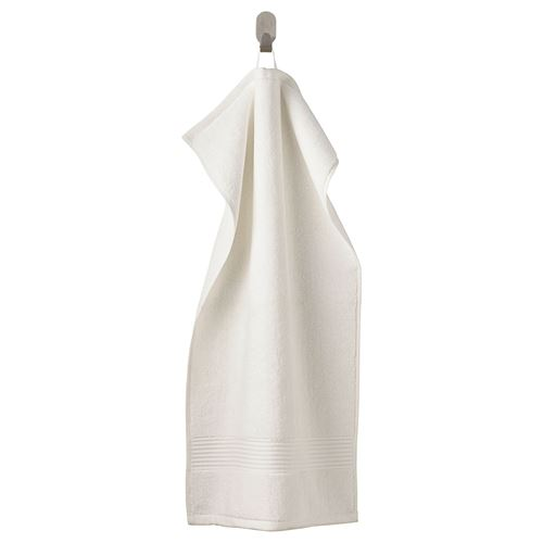 IKEA FREDRIKSN FACE TOWEL, WHITE, 40X70 CM