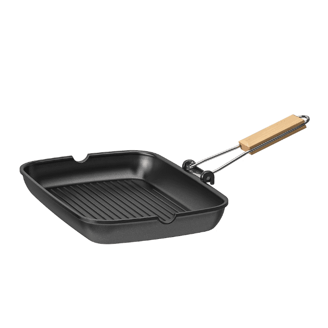 IKEA GRILLA Grill pan, black, 36x26 cm