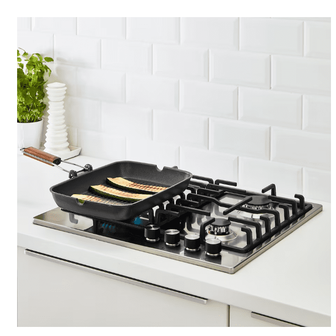 IKEA GRILLA Grill pan, black, 36x26 cm