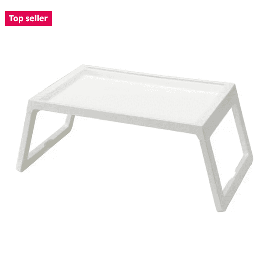 IKEA KLIPSK Bed tray, white