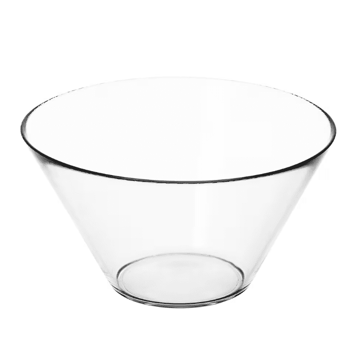 IKEA TRYGG Serving bowl, clear glass, 28 cm