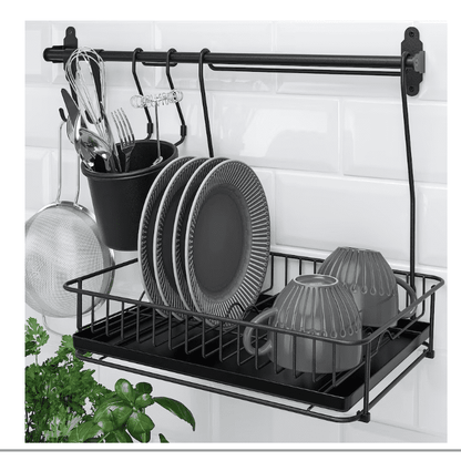 IKEA HULTARP Dish drainer, black