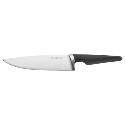 IKEA VÃRDA COOK'S KNIFE, BLACK, 20 CM