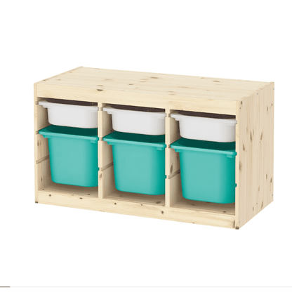 IKEA TROFAST Storage combination with boxes, 93x44x52 cm