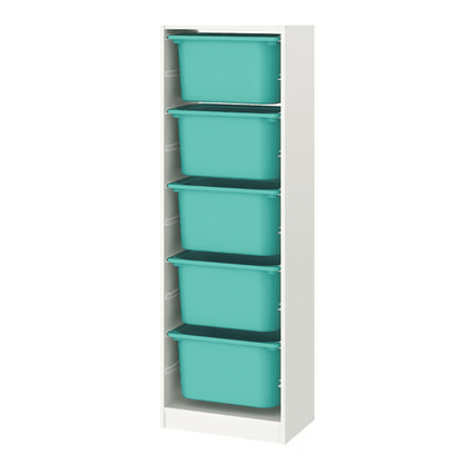 IKEA TROFAST Storage combination with boxes,  46x30x145 cm